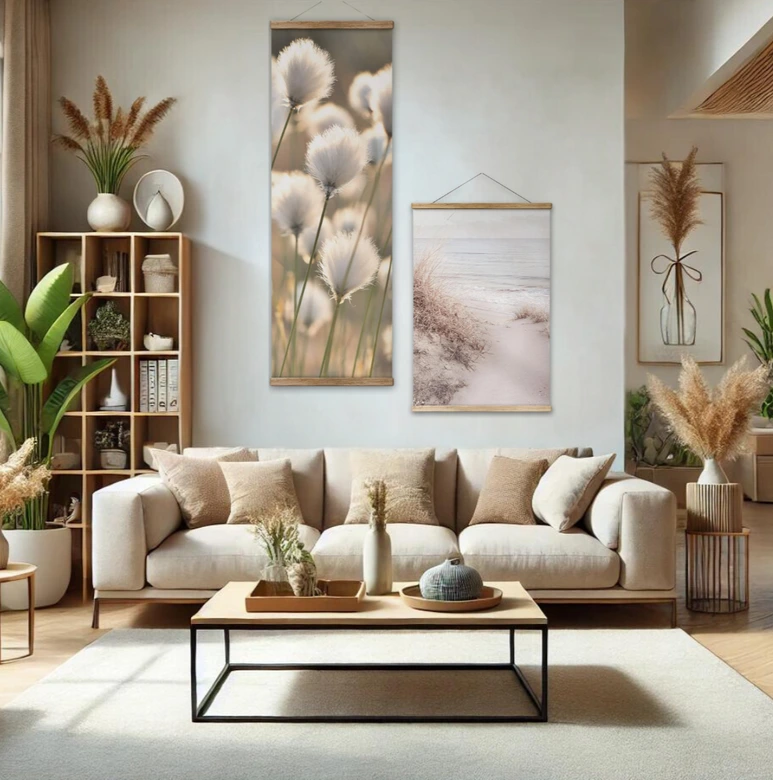 Textielposter Duinen op het strand - 1X Studio 