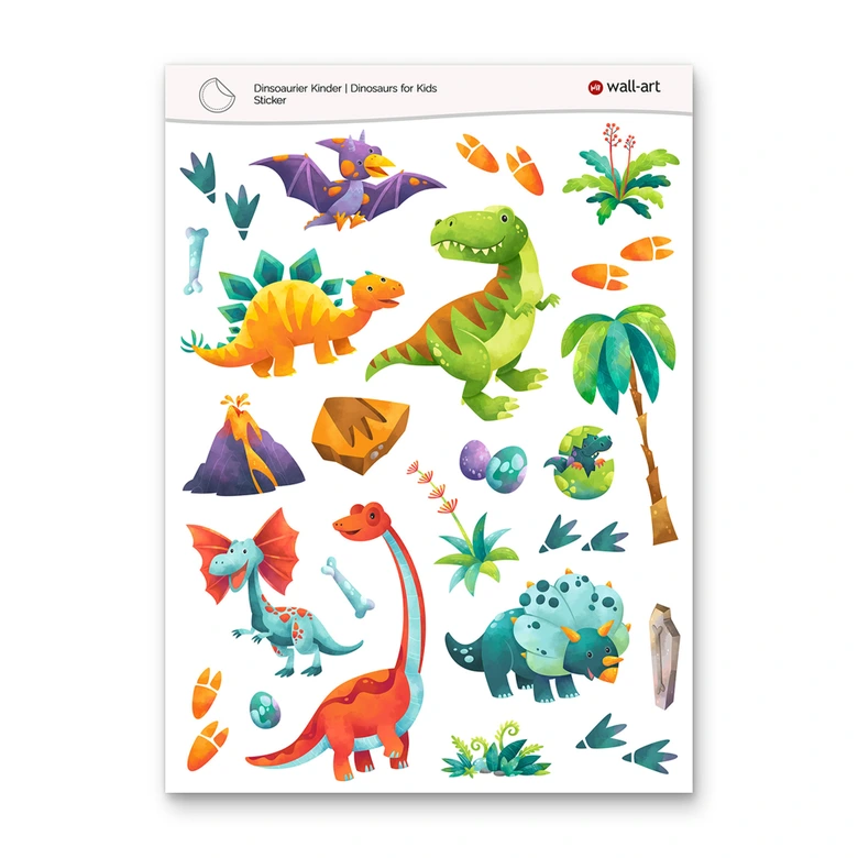 Autocollants Dinos pour enfants 