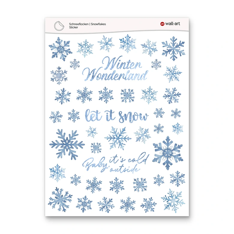 Sticker snowflakes 
