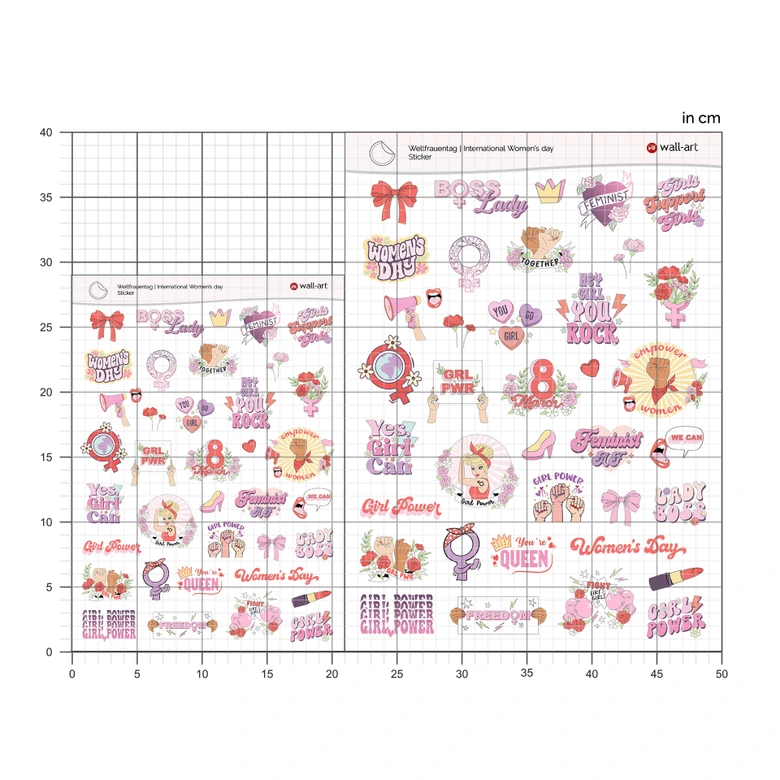 Sticker Weltfrauentag 