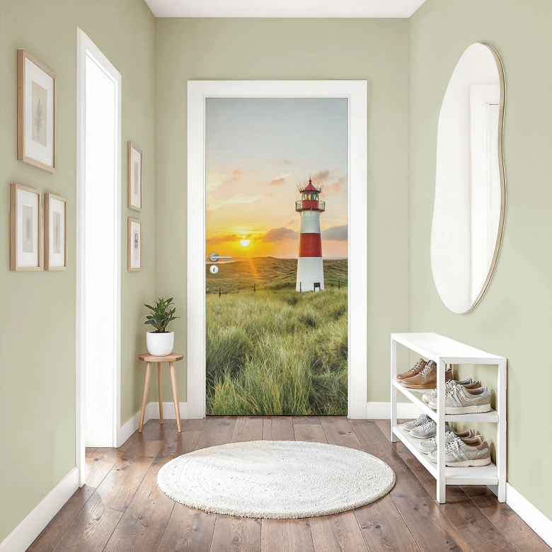 Deurfilm vuurtoren op Sylt 