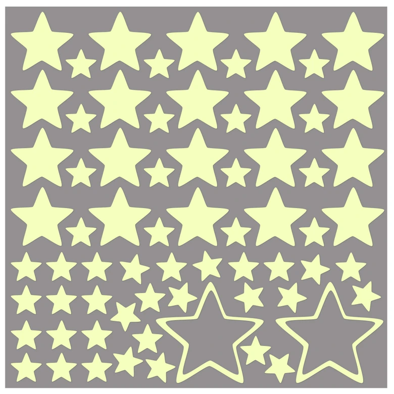 Wandtattoo Il est grand temps... inkl. Leuchtstern 