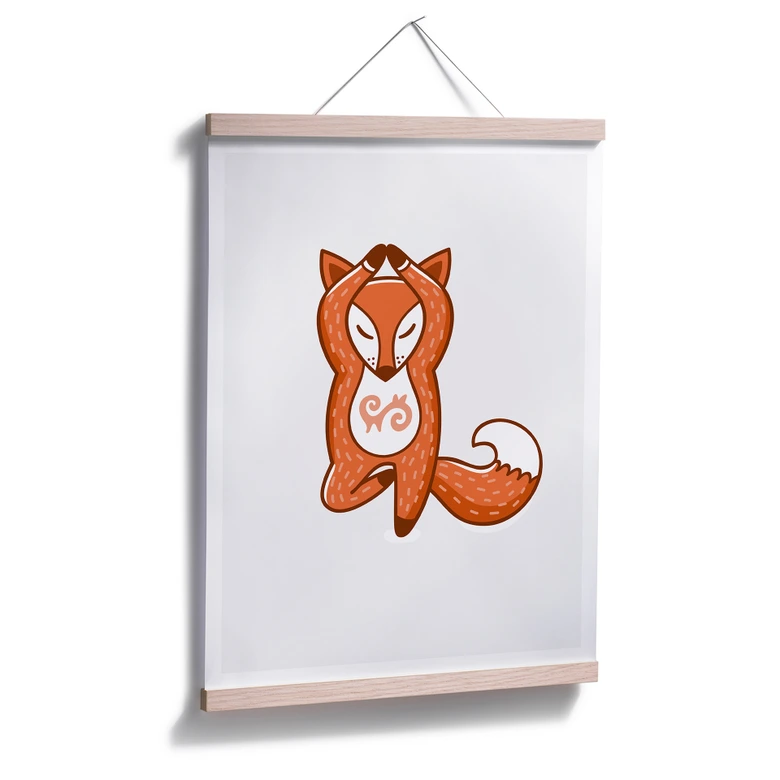 Poster - Yoga-Fuchs 04 