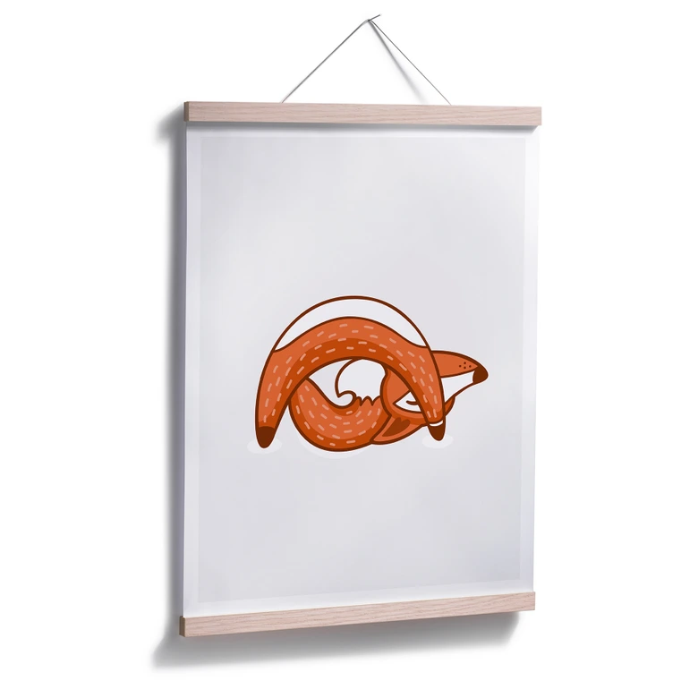 Póster - Yoga Fox 06  