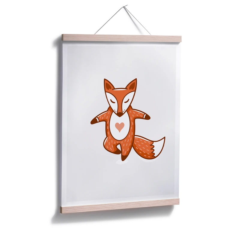 Plakat - Yoga-Fox 09 