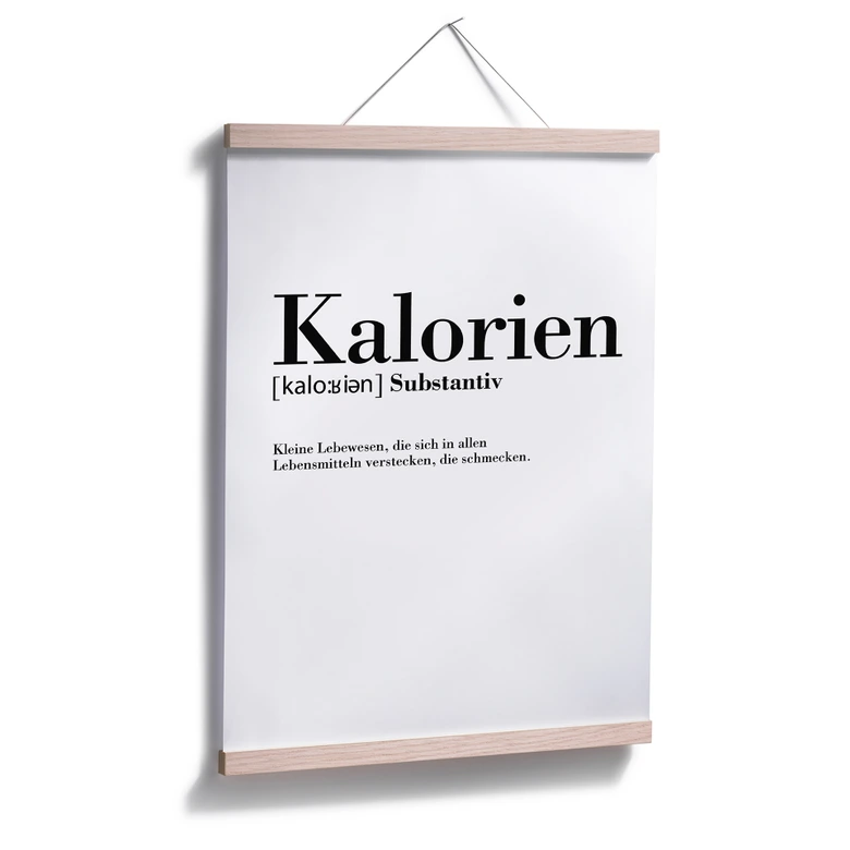 Poster Grammatik - Kalorien 