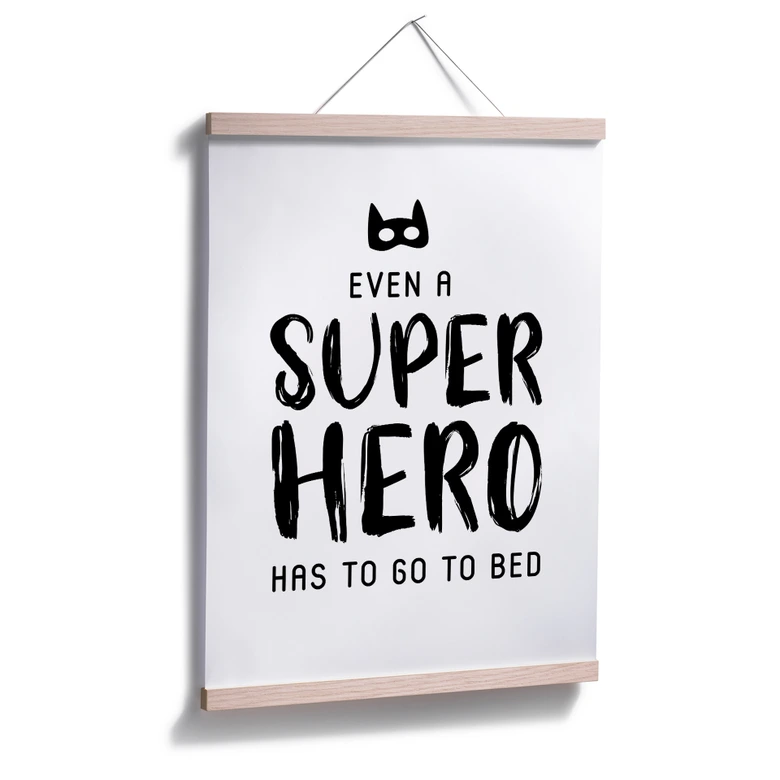 Poster Even a super hero 01 