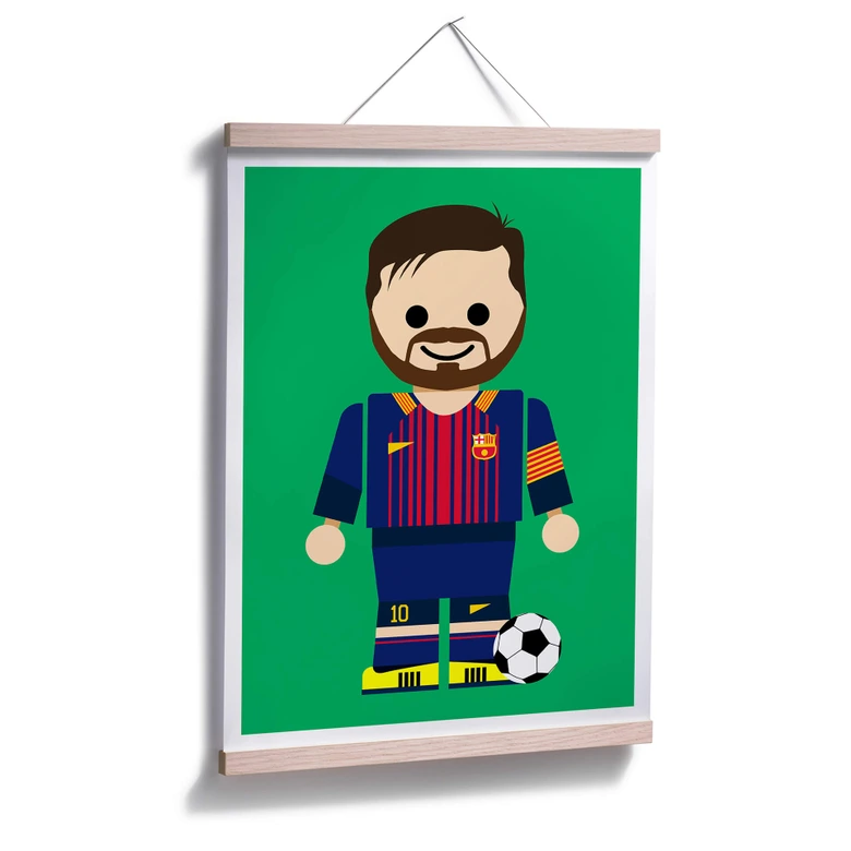 Poster Gomes - Messi Spielzeug 
