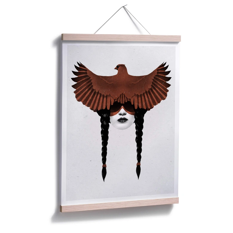 Poster Irland - Mörk kardinal 