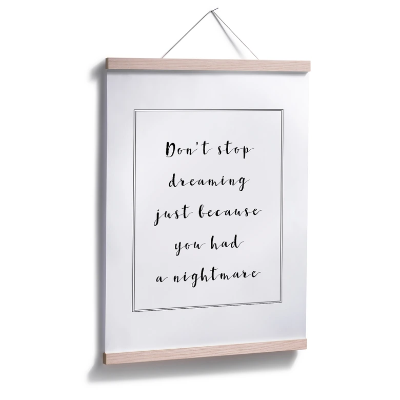 Poster Don't stop dreaming 
