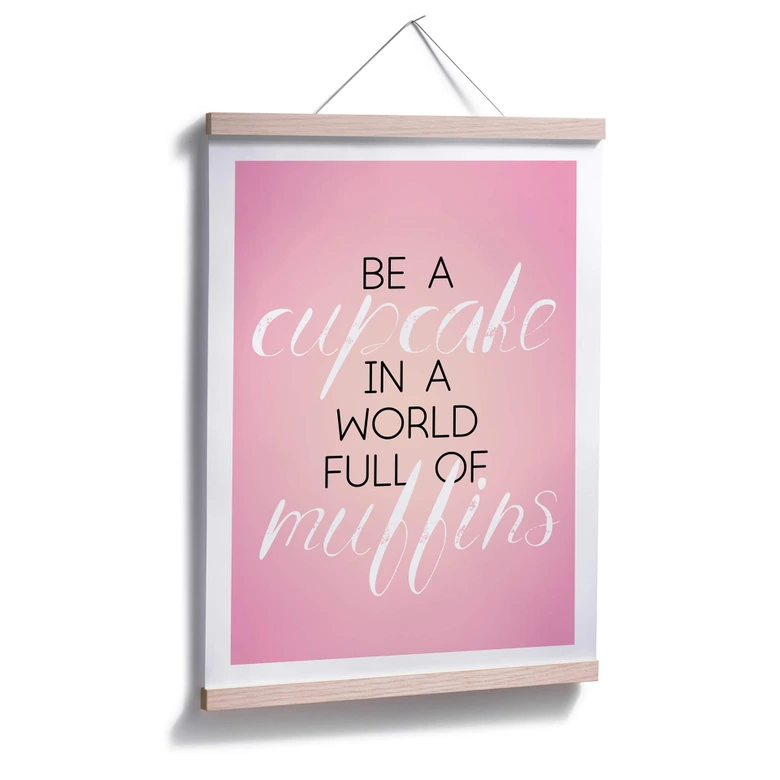 Poster Be a Cupcake... 