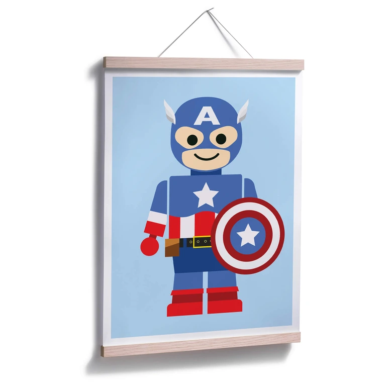 Póster Gomes - Juguete del Capitán América 