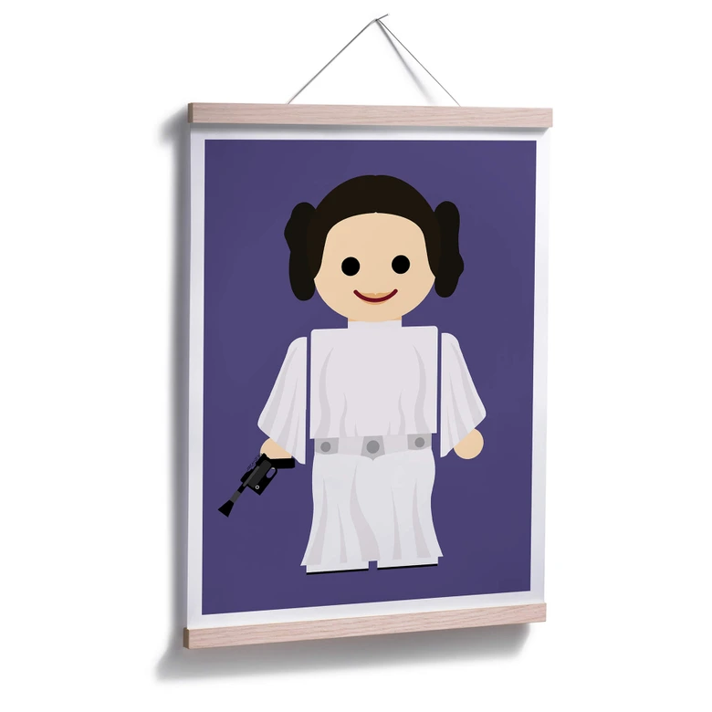 Plakat Gomes - zabawka Księżniczka Leia 