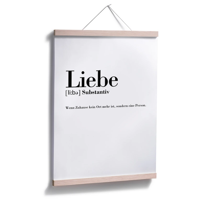 Poster Grammatik - Liebe 
