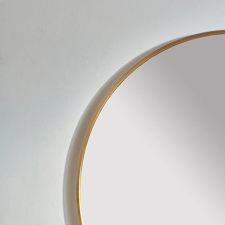 Wandspiegel rund gold modern - Singapur - Ø 60 cm 