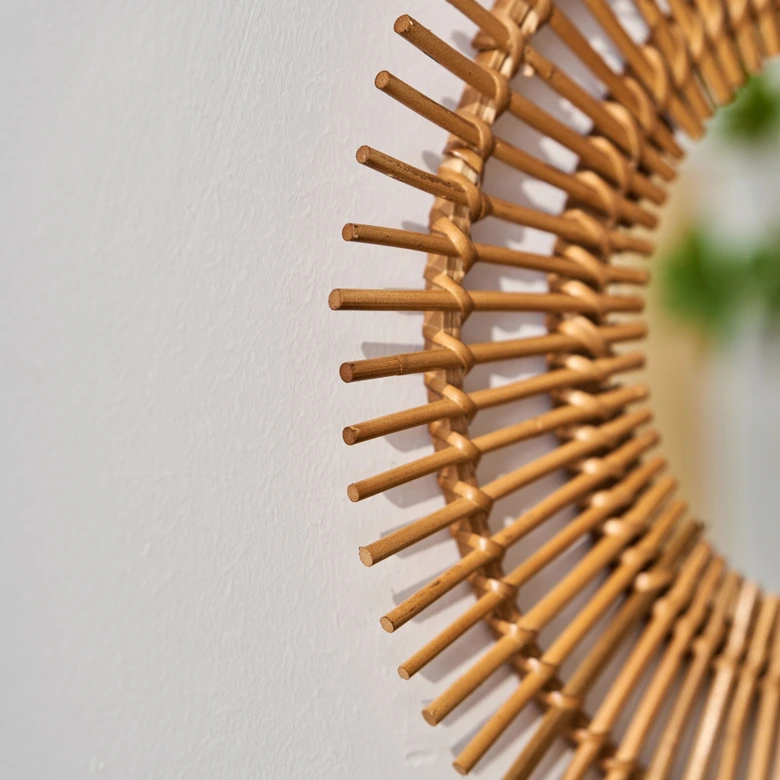Wandspiegel rund Boho  - Tunis - Ø 40 cm 