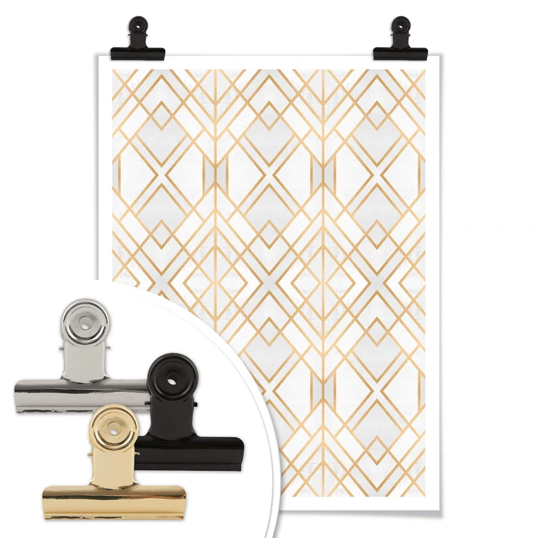 Poster Fredriksson - Golden Geometry 