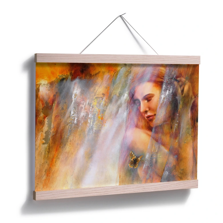 Poster Schmucker - Laura med fjäril 