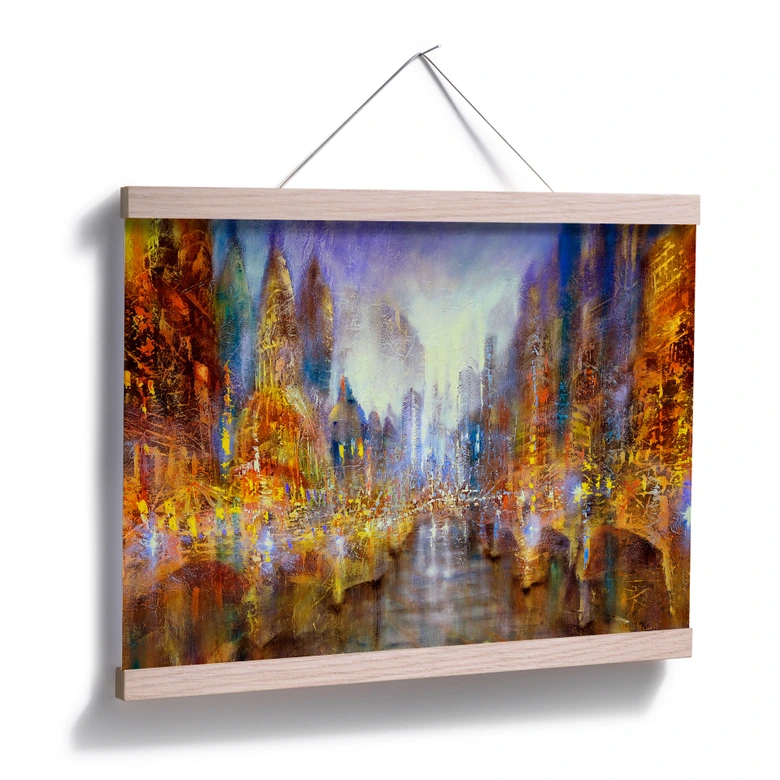 Plakat Schmucker - Miasto świateł 