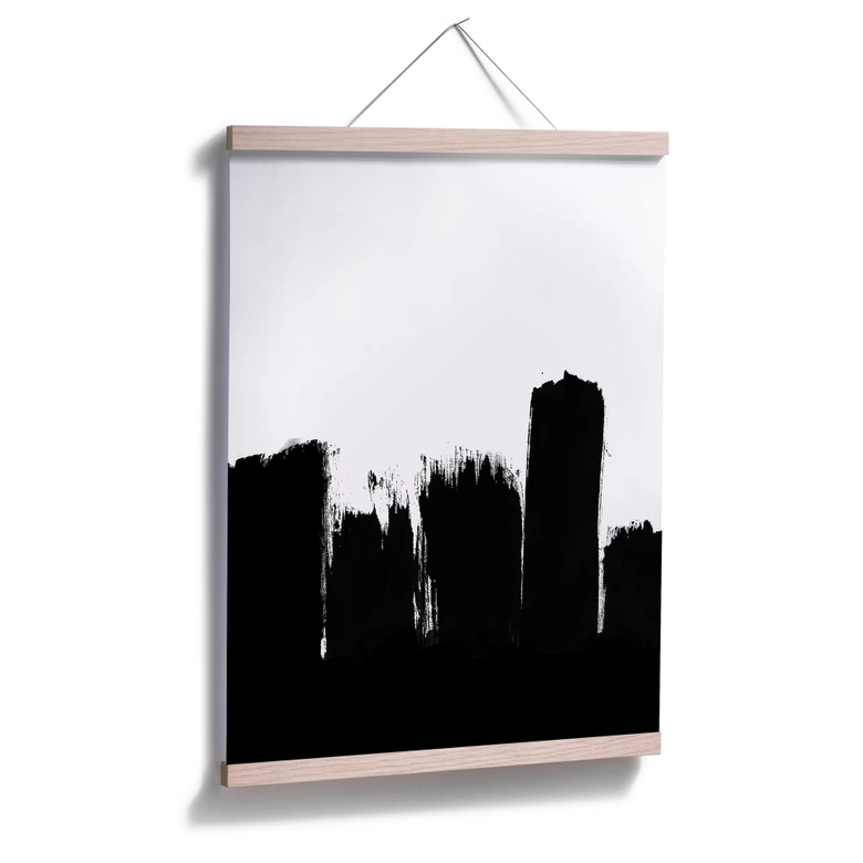 Plakat - Black brush 