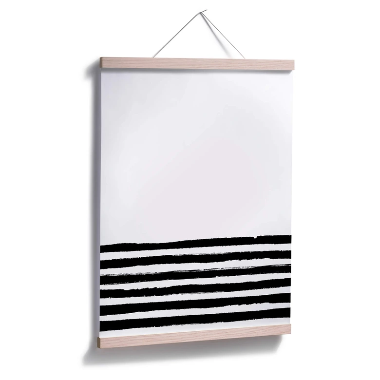 Poster Black lines 