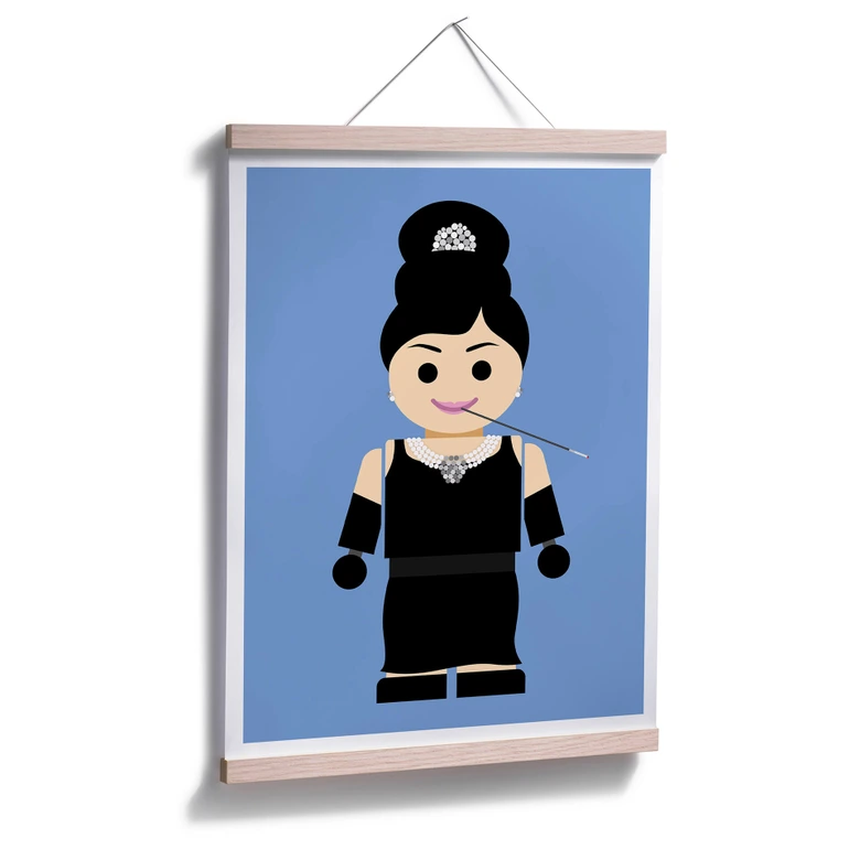 Poster Gomes - Audrey Hepburn Spielzeug 