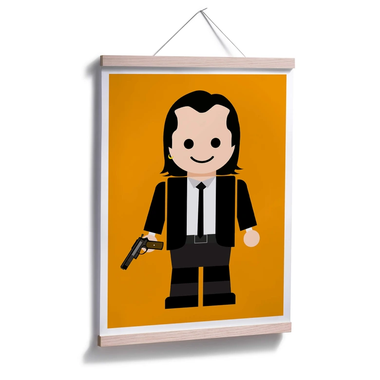 Poster Gomes - Pulp Fiction Jouet Vincent Vega 