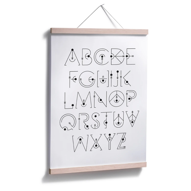 Poster Alphabet Gravity 