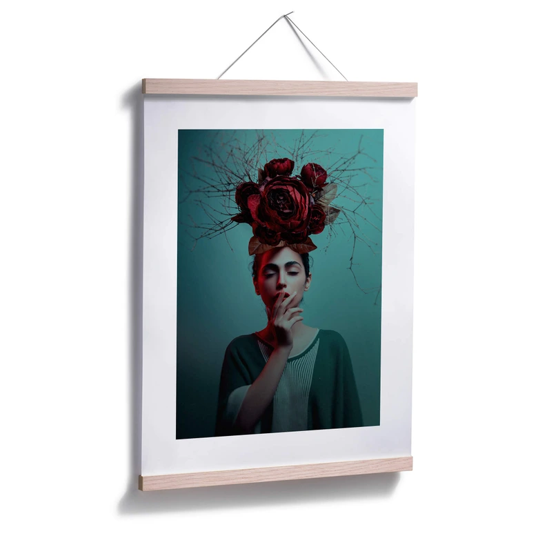 Poster Amin - Flowers in her hair 