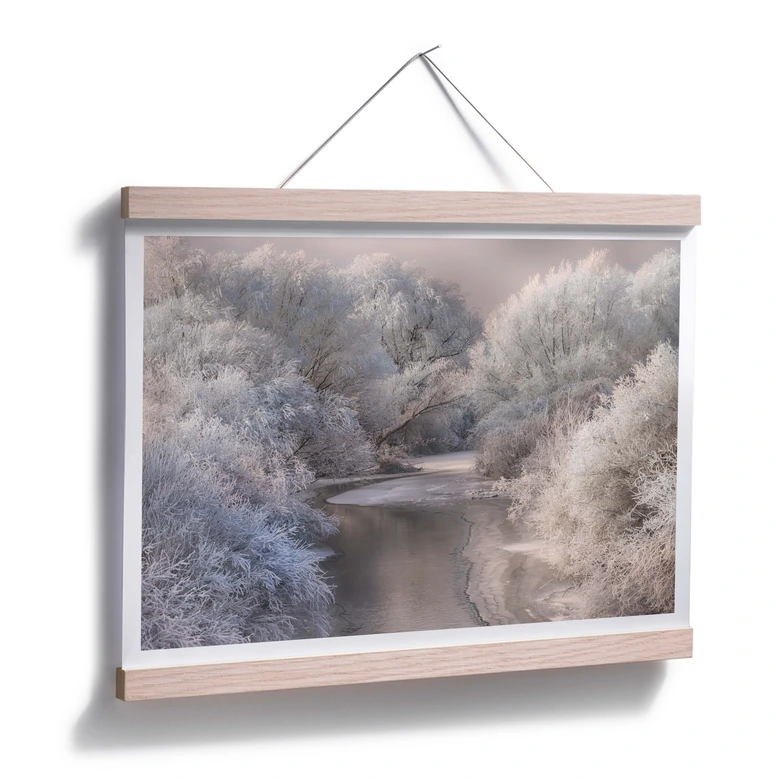 Poster Bela - Paysage hivernal 
