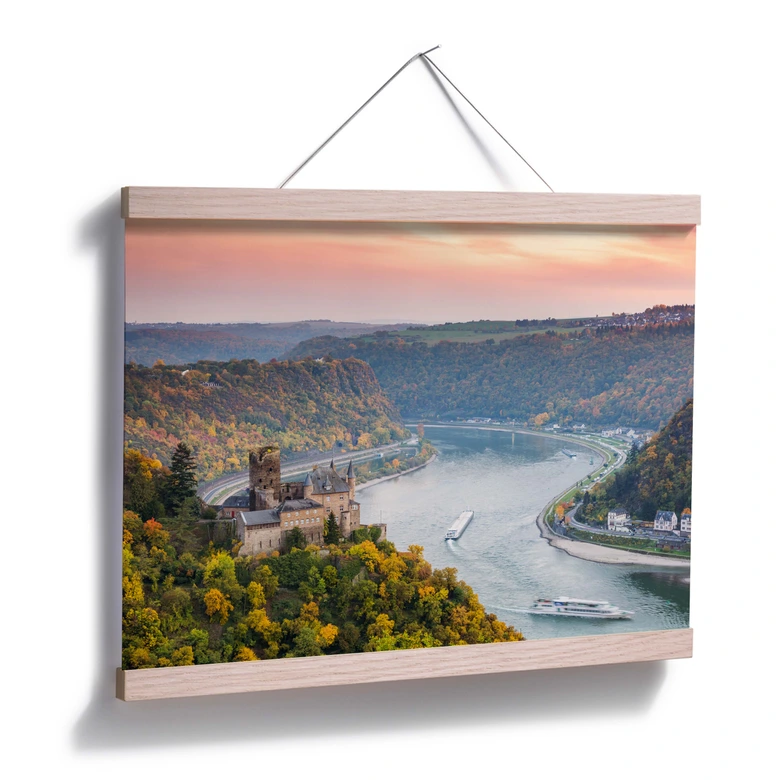 Poster Colombo - Der Rhein im Herbst 