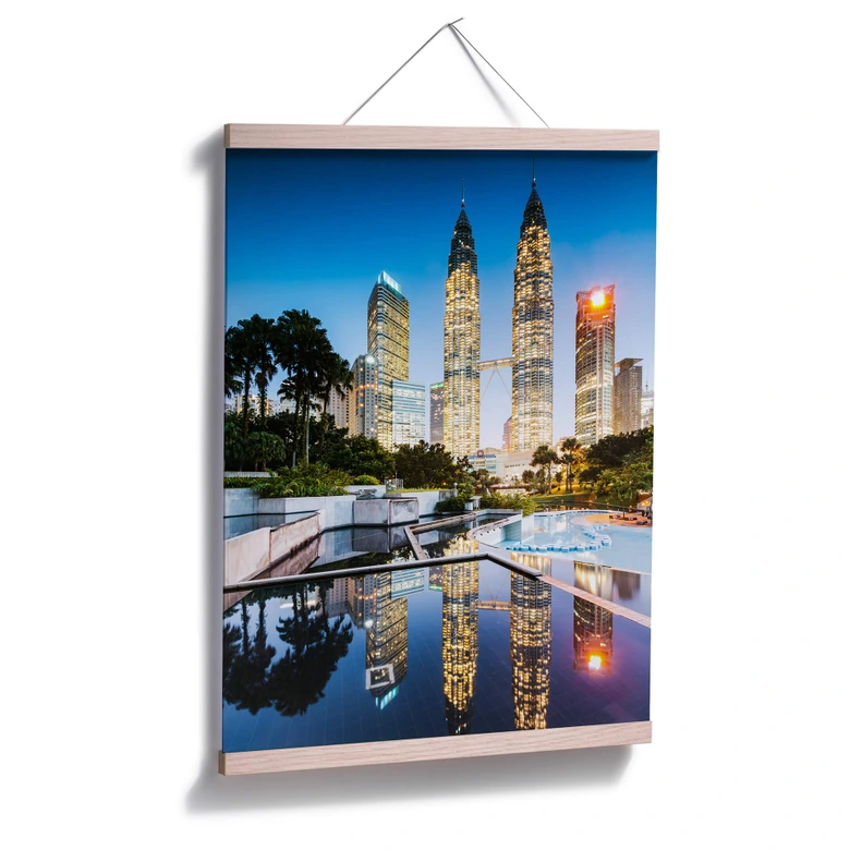 Poster Colombo - Petronas Towers by Night 