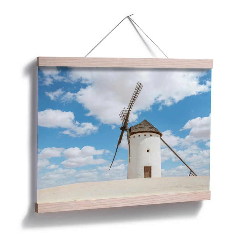 Poster Colombo - Windmühlen auf der Don Quijote Route in Spanien 