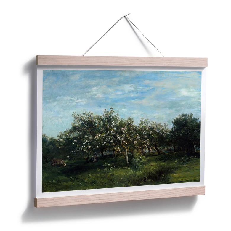 Poster Daubigny - Apfelblüte 