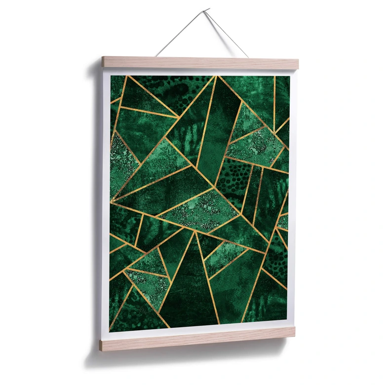 Poster Fredriksson - Dark Green Emeralds 