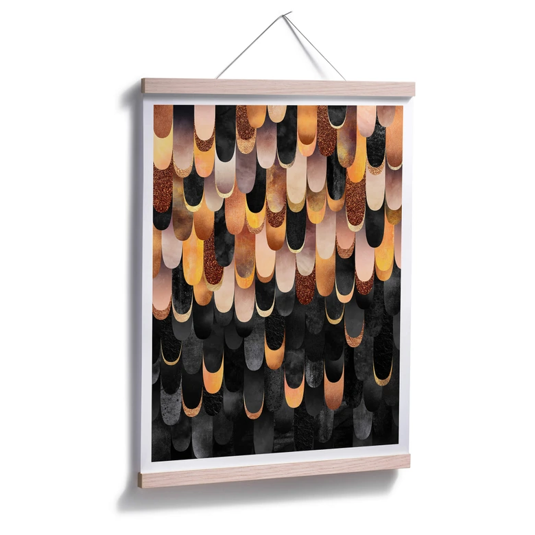 Plakat Fredriksson - Miedziane pióra 