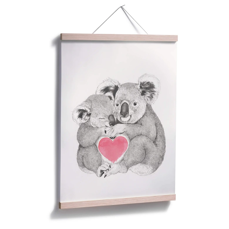 Poster Graves - Koala loves hugs 