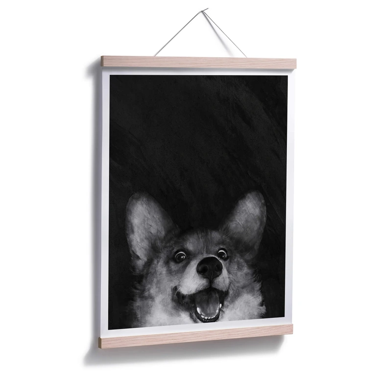 Poster Graves - Sausage Fox Corgi 