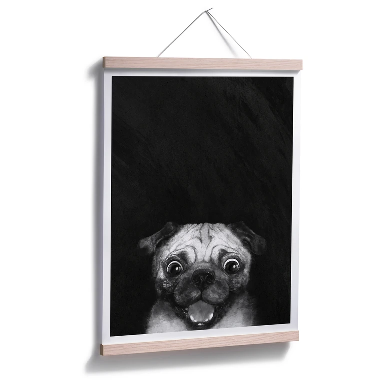 Poster Graves - Snuggle Pug 