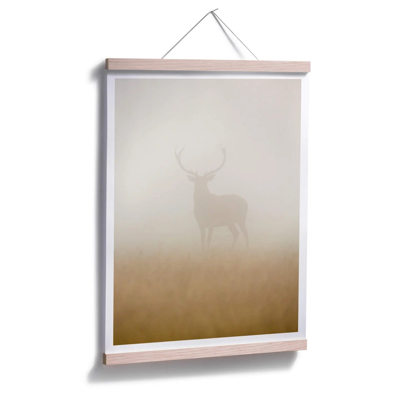 Poster Harling - Hirsch im Nebel 