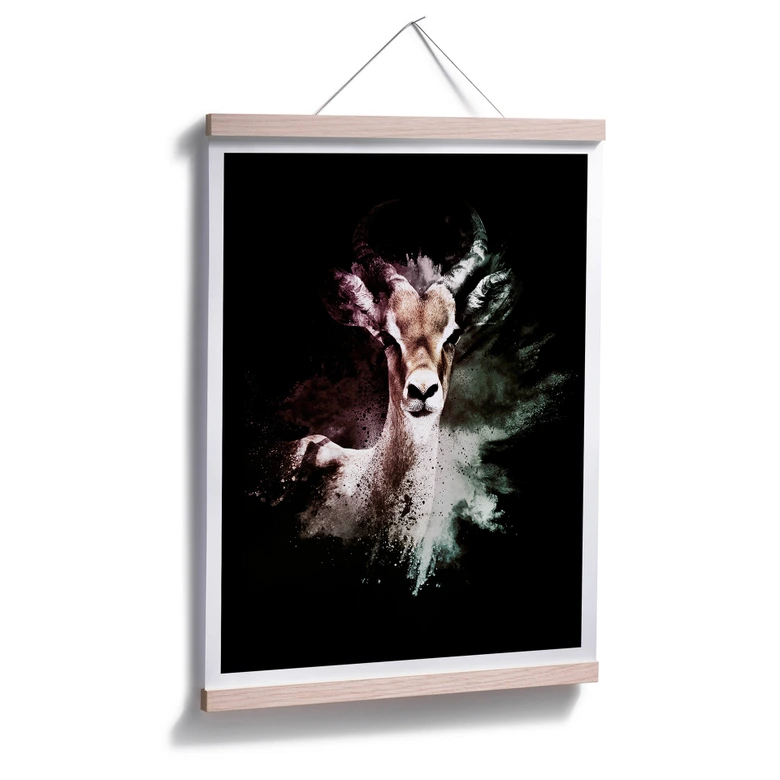 Poster Hugonnard - Wild Explosion: Antilope 