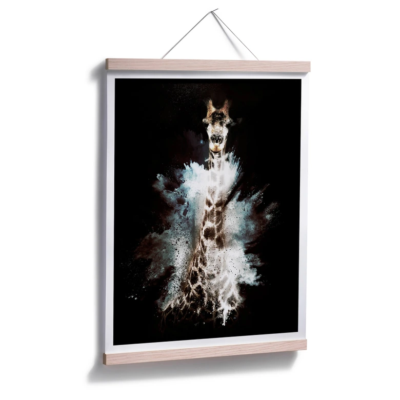 Poster Hugonnard - Wild Explosion: Giraffe 