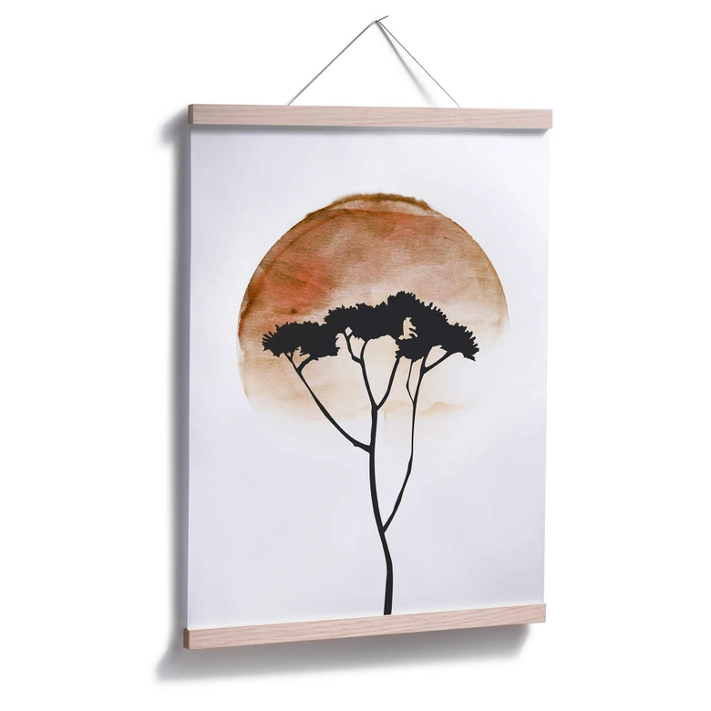 Póster Kubistika - Desierto africano 