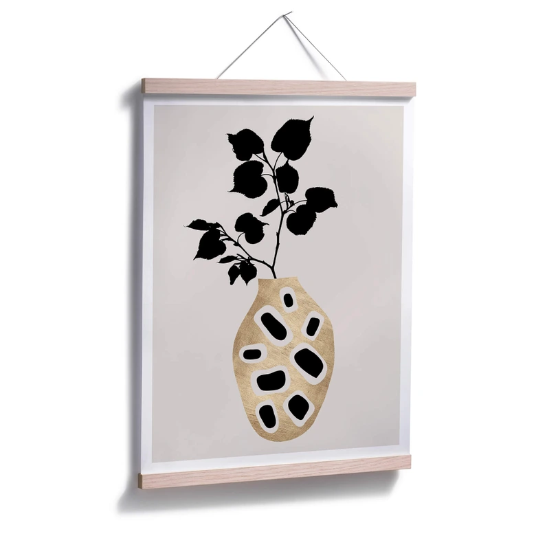 Poster Kubistika - botanisches Stillleben 