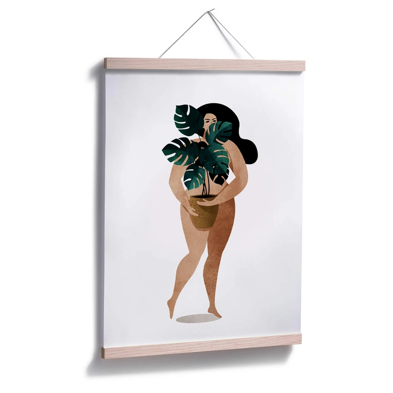 Plakat - Kubistika - Naked Lady 