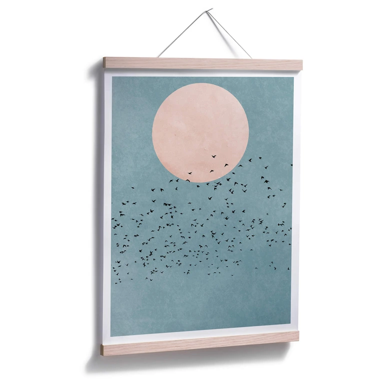 Poster Kubistika - Moon 