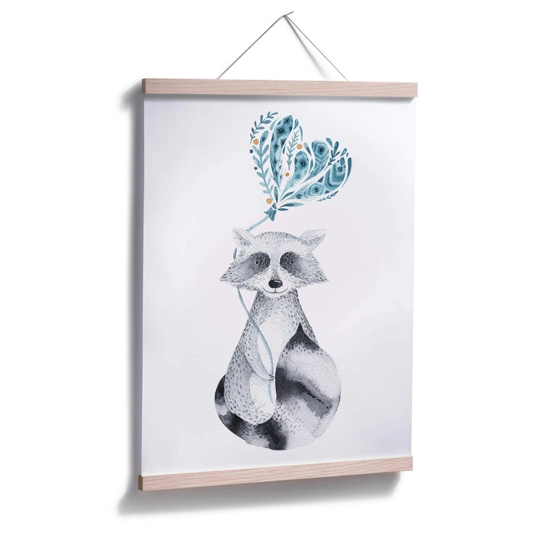 Poster Kvilis - Waschbär 03 