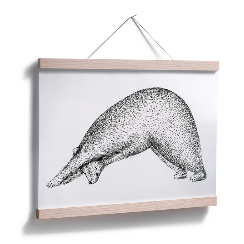 Poster Kvilis - Ours Yoga 01 