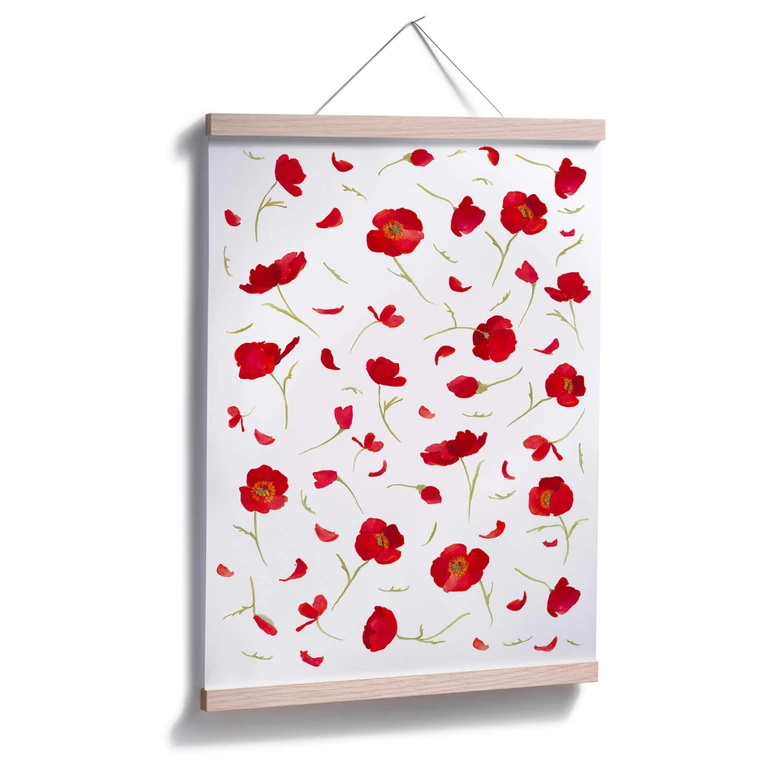 Poster Leffler - Mohnblüten 