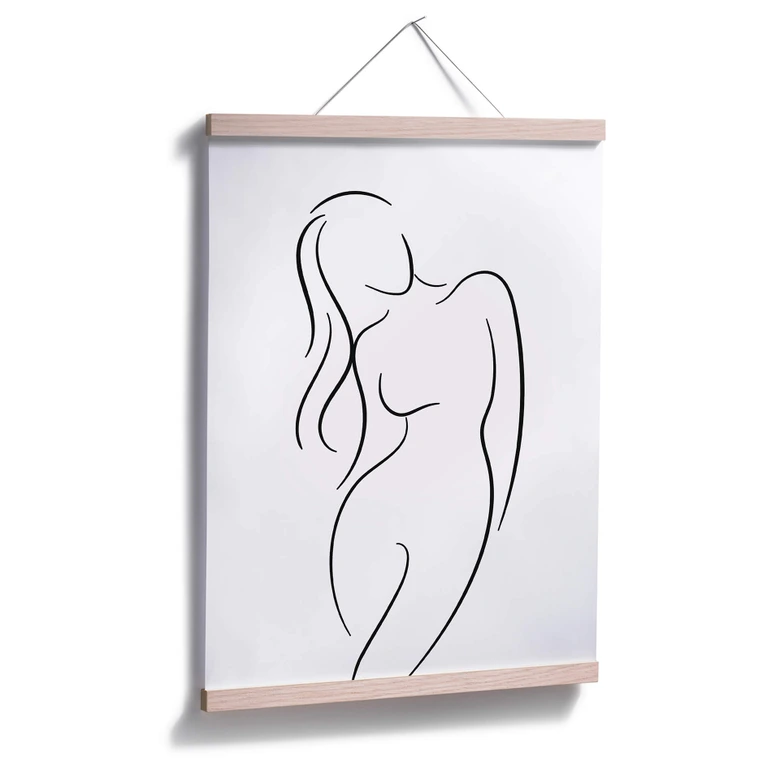 Poster Line Art - Female Silhouet 